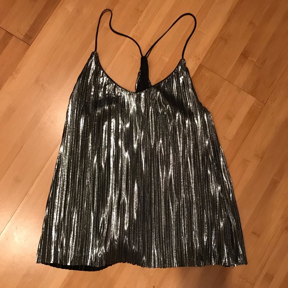 Express Tops - Express Silver Tank Top